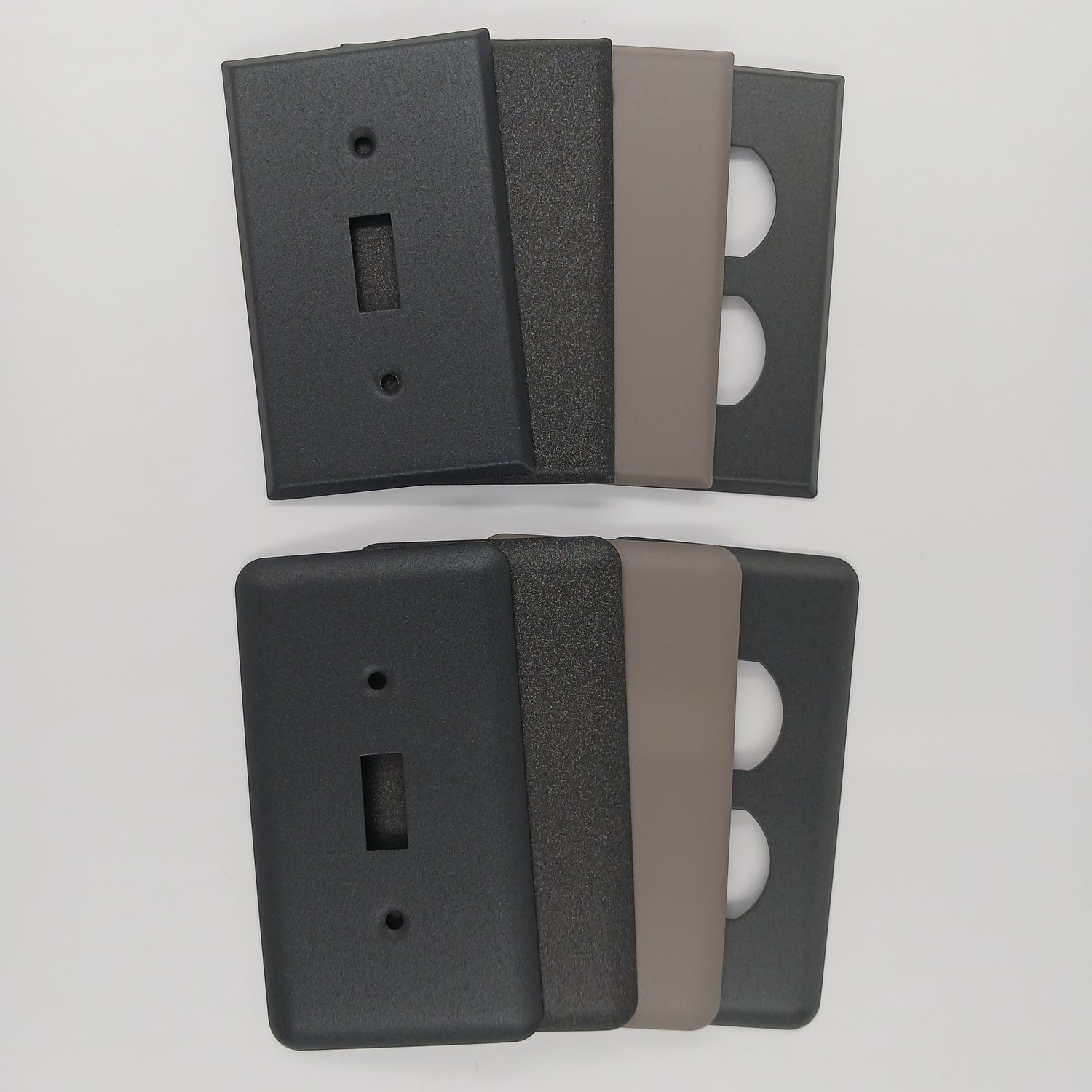 Shades of Grey Switch Plates