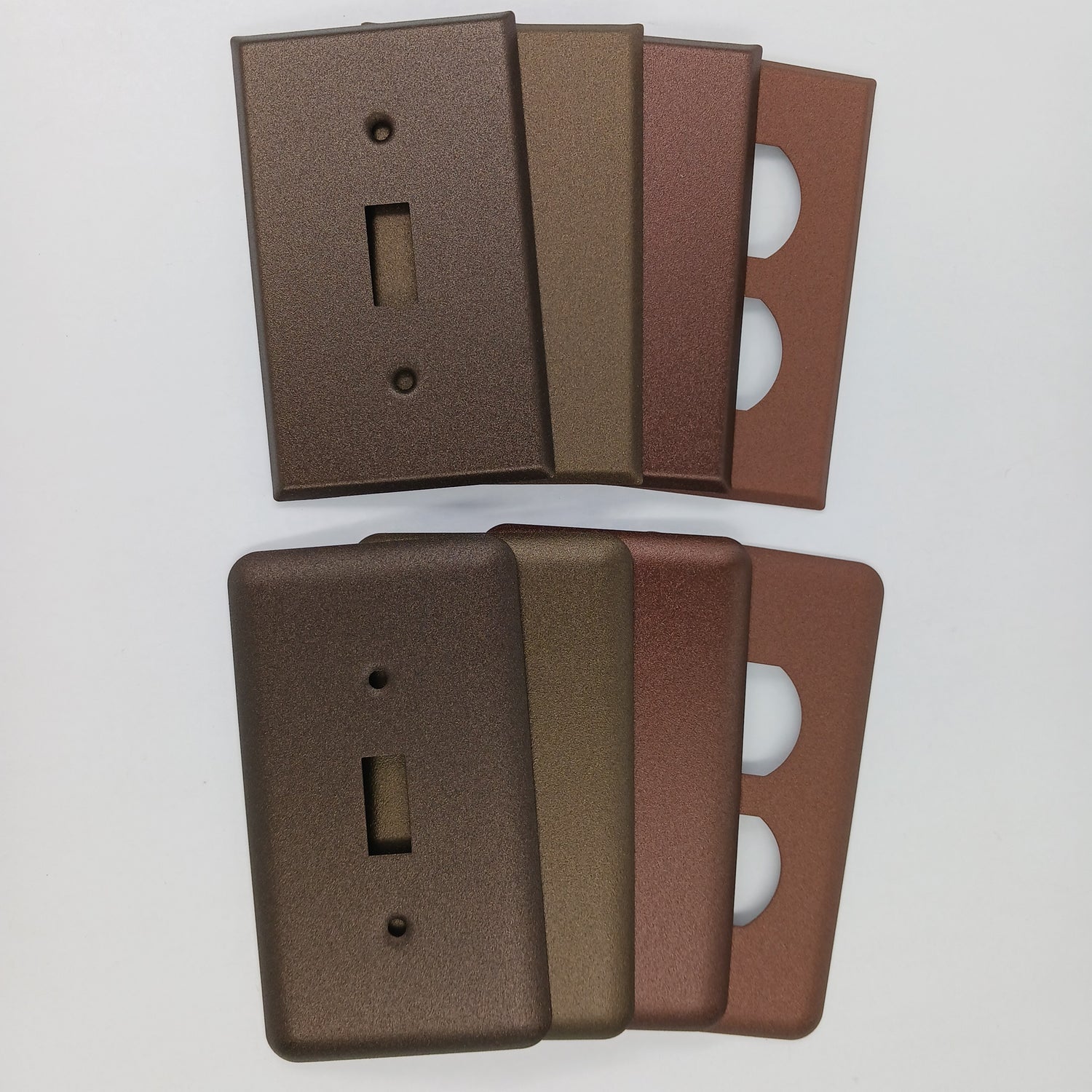 Copper and Bronze Switch Plates