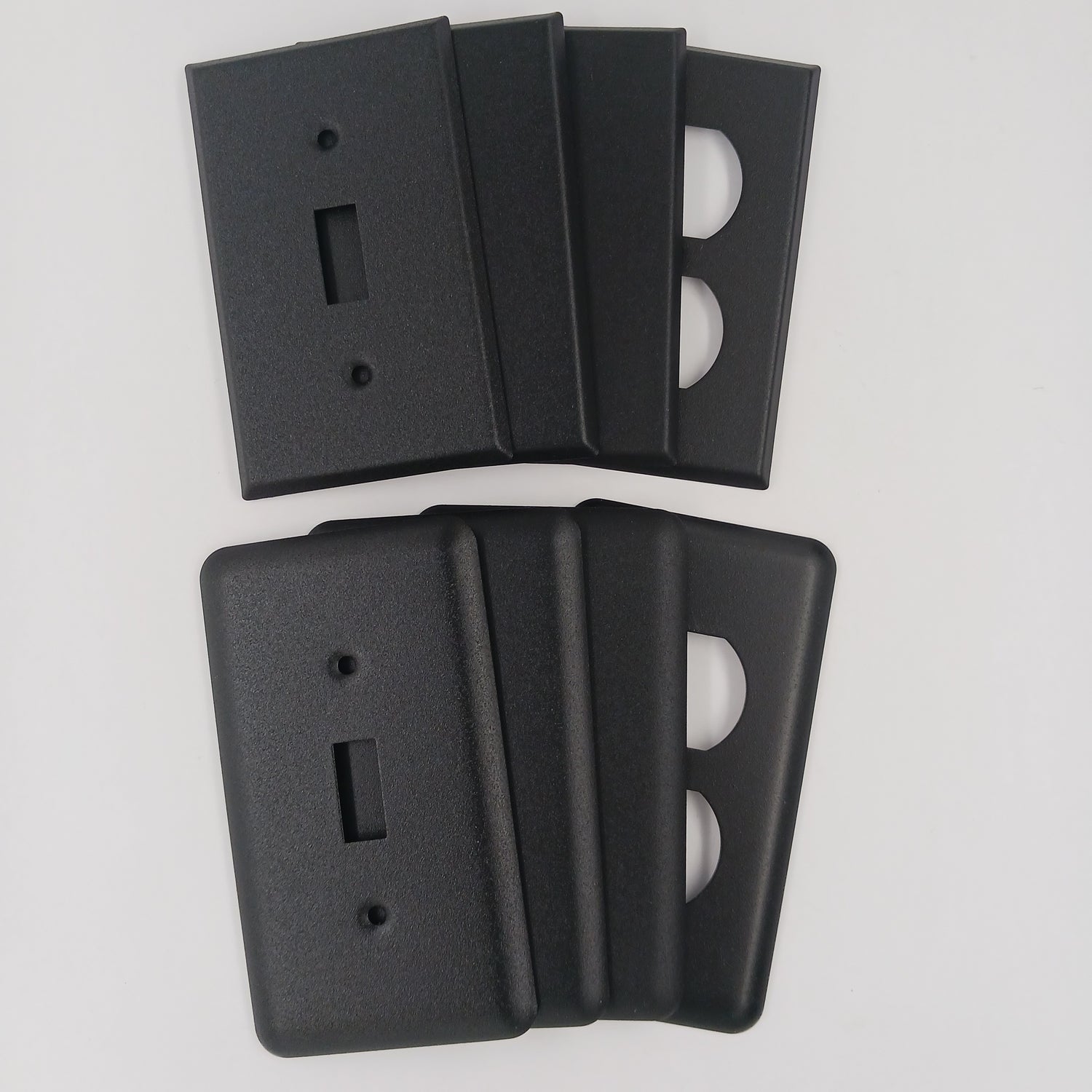 Shades of Black Switch Plates