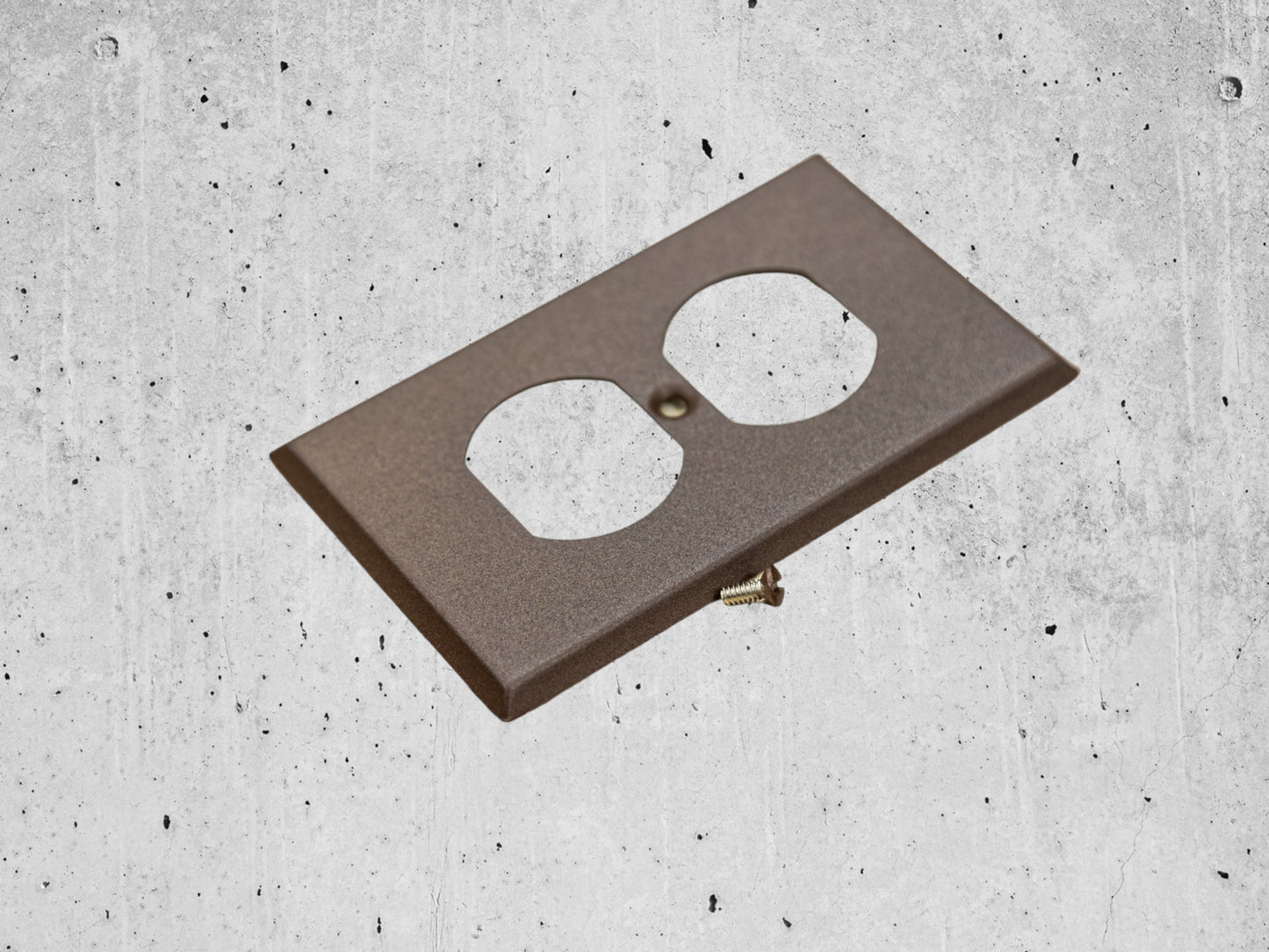 Oil Rubbed Bronze Cast powder coated Toggle, Rocker, Duplex, and Blank standard size metal switch plates