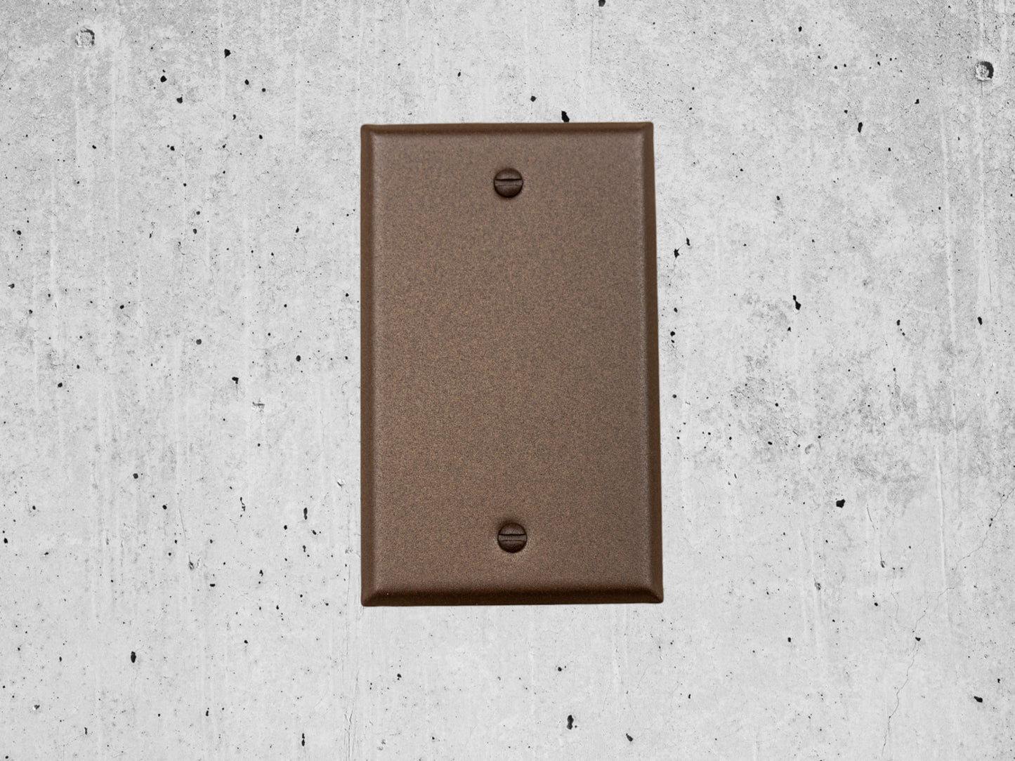 Oil Rubbed Bronze Cast powder coated Toggle, Rocker, Duplex, and Blank standard size metal switch plates