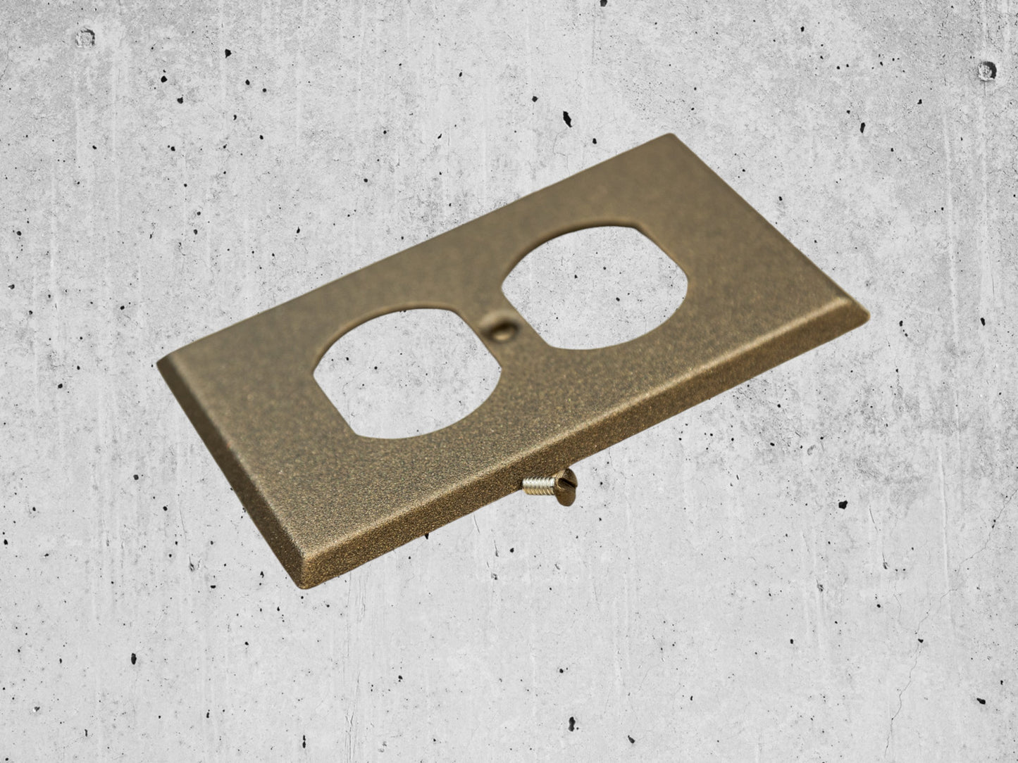 Bronze Cast powder coated Toggle, Rocker, Duplex, and Blank standard size metal switch plates