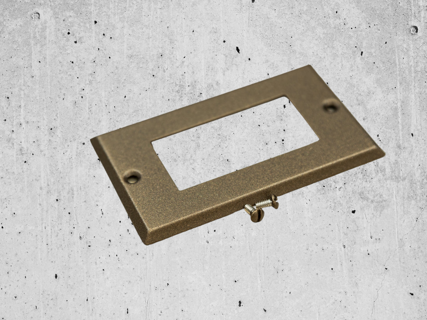 Bronze Cast powder coated Toggle, Rocker, Duplex, and Blank standard size metal switch plates