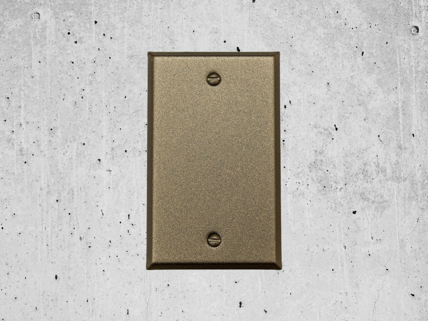 Bronze Cast powder coated Toggle, Rocker, Duplex, and Blank standard size metal switch plates